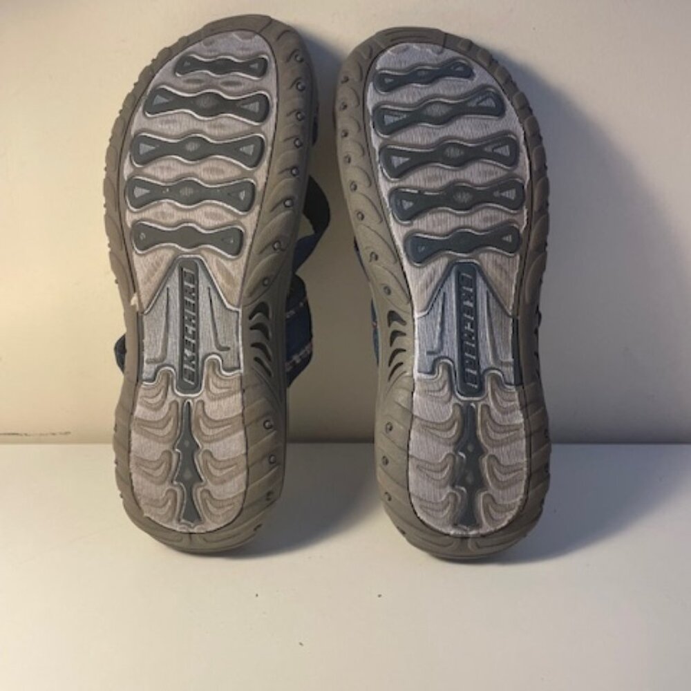 Skechers Womens Reggae Mad Swag Toe Thong Woven Sandal Size 6 New - Picture 2 of 4